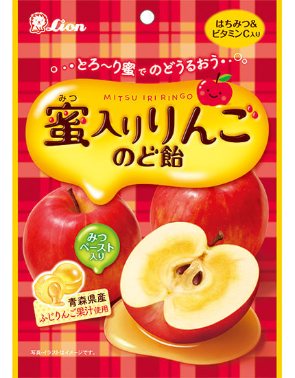 蜜入りりんごのど飴