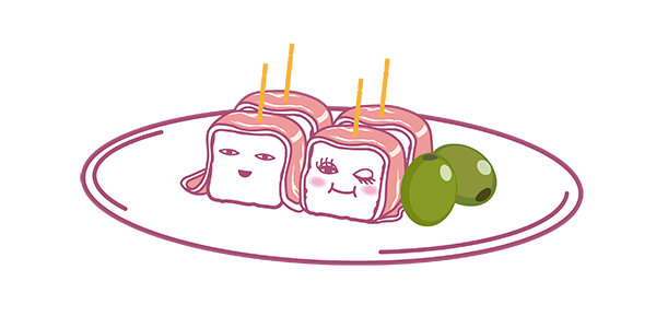 クラッカーのせ